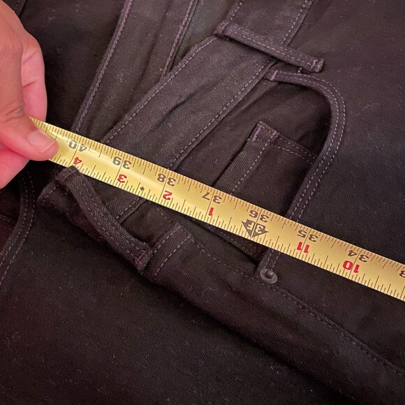 BNWT Old Navy 14 SHORT / Midrise Kicker Boot Cut Jean. Black women's Jeans - Picture 12 of 13